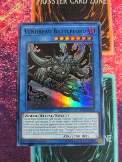 Yu-Gi-Oh! Vendread Battlelord EXFO-EN082 Super Rare 1st Edition Near Mint a1/ - Image 1