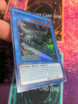 Yu-Gi-Oh! Vendread Battlelord EXFO-EN082 Super Rare 1st Edition Near Mint a1/ - Image 2
