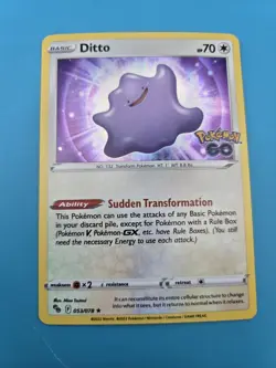 Ditto 053/078 Pokemon GO Holo NM - Image 1