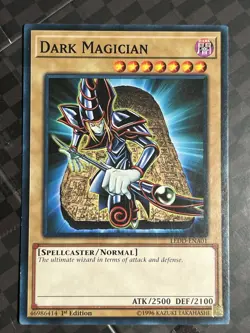 Yugioh! Dark Magician - LEDD-ENA01 - Common - 1st Edition NM - Image 1