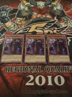 yugioh- 3x Dark Eradicator Warlock OTS Pack 2 Common NM - Image 1