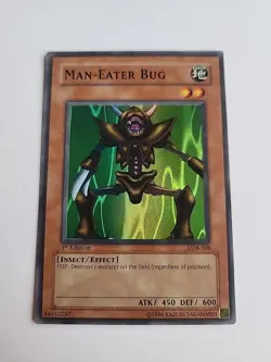 Yugioh Man-Eater Bug LOB-108 1st Edition #Y2 - Image 1