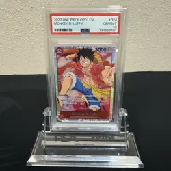 PSA 10 2022 ONE PIECE OP01 EN MONKEY D. LUFFY #024 GEM MINT SUPER RARE - Image 1
