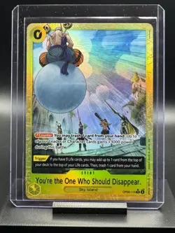 One Piece PRB02 You're the One Who Should Disappear Alt Art OP06-115 English - Image 1