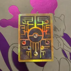 Vintage Ancient Mew Promo Pokemon Card 2000 Movie Holo Rare Weird Swirl HP - Image 2