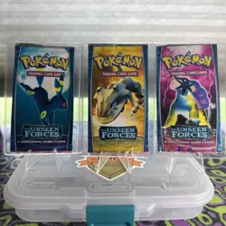 Pokemon EX Unseen Forces Art Set Booster Packs OPENED – NO CARDS - Image 1
