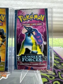 Pokemon EX Unseen Forces Art Set Booster Packs OPENED – NO CARDS - Image 2