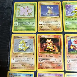 Pokemon Card Lot WOTC Base Set 2 LP, 15 Card Lot H - Image 2