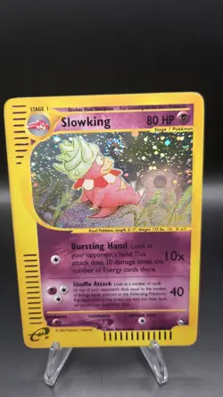 Slowking H22/H32 — Magnificent Swirl — EXC — Aquapolis Vintage Rare Pokemon Card - Image 1