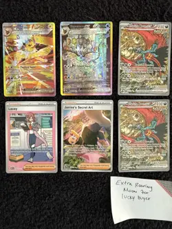 Custom Pokemon Card Bundle – Bonus SIR + Roaring Moon Extras - Image 2