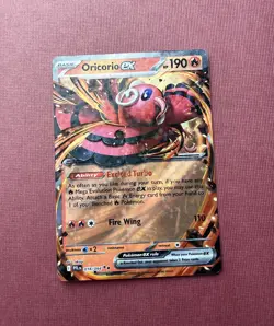 Oricorio ex 018/094 Phantasmal Flames Holo Pokemon Card NM Ungraded Double Rare - Image 1