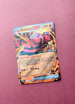 Oricorio ex 018/094 Phantasmal Flames Holo Pokemon Card NM Ungraded Double Rare - Image 2