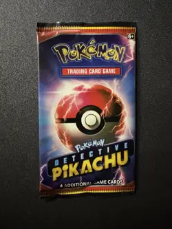 Pokemon Detective Pikachu Booster Pack Lot, 5 Packs x 4 English Cards - Image 2