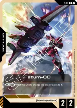 🔥Gundam Card Game Fatum-00 (T-011) Token - Newtype Rising (GD01) Near Mint🔥 - Image 1