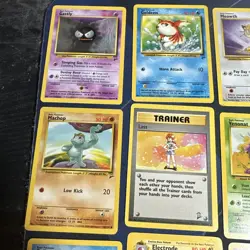 Pokemon Card Lot WOTC Base Set 2 LP, 15 Card Lot G - Image 2