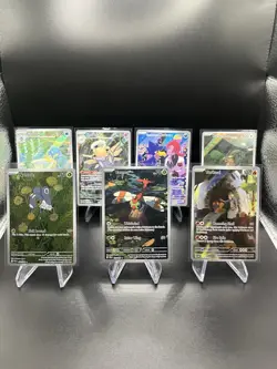 Pokemon TCG: 7 Card Lot Illustration Rare Mixed Sets NM Holo English - Image 1