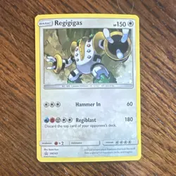 Pokemon Regigigas SM243 SM Promo Holo Basic 150 HP Pokemon TCG Card - Image 1