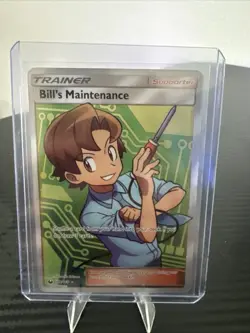 Pokemon Celestial Storm Bill's Maintenance Holo Full Art Ultra Rare Card 162/168 - Image 1