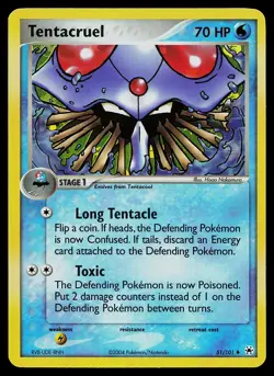 Pokemon Card - Tentacruel Hidden Legends 51/101 Uncommon Reverse Holo - Image 1
