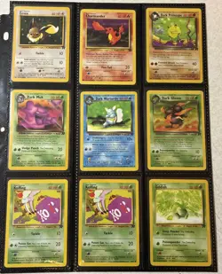 Pokemon Card Binder Collection - Vintage Card Lot TEAM ROCKET🚀 - Image 1