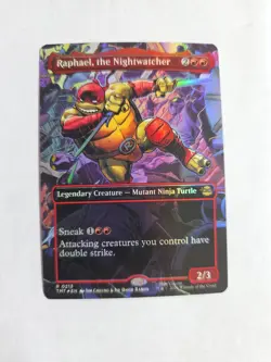 Raphael, the Nightwatcher - MTG TMNT - Rare - NM - Borderless Foil, 0213 - Image 1