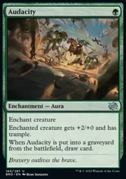MTG Magic the Gathering Audacity (169/416) The Brothers' War NM - Image 1