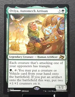 MTG 0173 OVIYA, AUTOMECH ARTISAN Rare Human Artificer Aetherdrift⚔NM/MT - Image 1