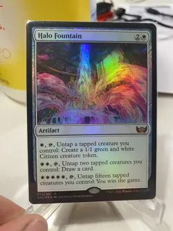 Halo Fountain #15 Mythic FOIL MTG Streets of New Capenna NM English - Image 1