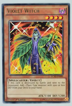 Yugioh Violet Witch LC5D-EN086 Rare 1st Edition - Image 1