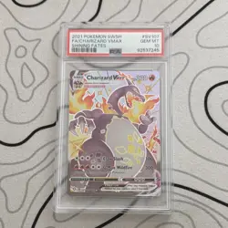 Pokemon Charizard VMAX Shining Fates SV107/SV122 PSA 10 - Image 1
