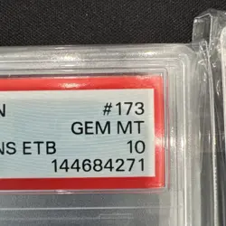 2025 POKEMON SVP EN-SV BLACK STAR PROMO #173 EEVEE Pair Of Sequential PSA 10 - Image 2