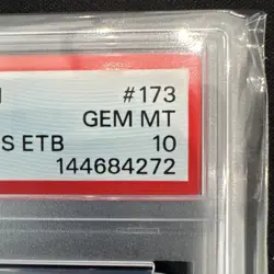 2025 POKEMON SVP EN-SV BLACK STAR PROMO #173 EEVEE Pair Of Sequential PSA 10 - Image 3