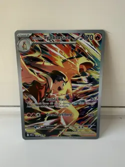 Pokemon Ethan's Typhlosion 190/182 Sv10 Destined Rivals Holo Rare - Image 1
