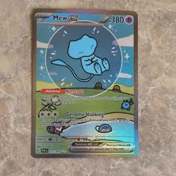Pokemon Mew ex SV: Paldean Fates Special Illustration Rare Holo 232/091 180HP - Image 1