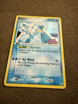Pokemon Regice Holon Phantoms Rare Holo 27/110 2006 Card English - Image 2