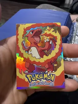 Pokemon Topps Charmeleon E5 - 12 Movie Edition Holo Foil Blue Logo Pack Fresh NM - Image 1
