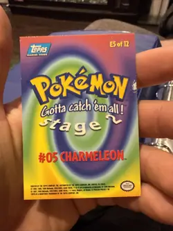 Pokemon Topps Charmeleon E5 - 12 Movie Edition Holo Foil Blue Logo Pack Fresh NM - Image 2