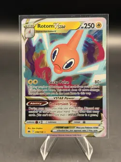 Rotom VSTAR 046/159 Crown Zenith Ultra Rare Holo Pokemon TCG Card NM - Image 1
