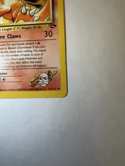 Pokemon TCG Blaine's Charmeleon Gym Challenge 1st Edition Uncommon 31/132 70 HP - Image 2