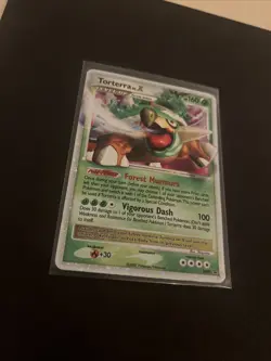 Pokemon TCG Torterra LV.X Black Star Promo Holo Rare DP09 MP/HP - Image 2