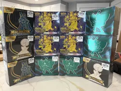 Pokemon TCG Pokemon Sealed ETB assortment. Lot of 12x - Image 1
