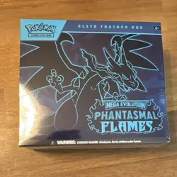 Pokemon Mega Evolution—Phantasmal Flames Elite Trainer Box Charizard 2025 - Image 1