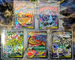 Lot Of 5: 2025 Pokemon Mega Dream M2a (Japanese) Mega Attack - Image 1