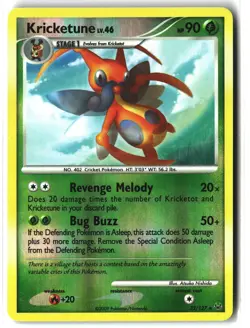 Kricketune ⭐ 32/127 Reverse Holo Rare Platinum 2009 Pokemon NM - Image 1