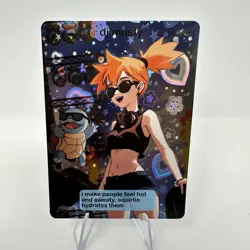 dj musty (Misty) - Heart Holo Pokiebubies Rocketbubies Fan Art- Pokemon - Image 1