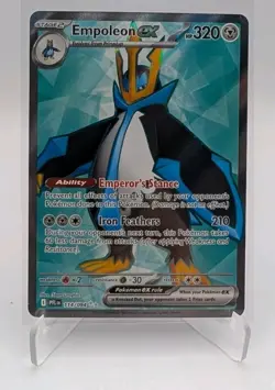 Pokemon TCG - Empoleon EX 114/094 NM - Phantasmal Flames - Full Art Ultra Rare - Image 1