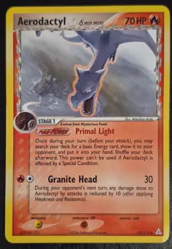 Aerodactyl 35/110 Uncommon Holon Phantoms Pokemon Lightly Played - Image 1