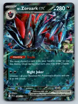 N's Zoroark ex 098/159 Holofoil SV09: Journey Together NM - Pokemon TCG - Image 1