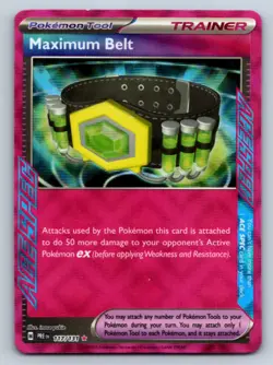 Maximum Belt ACE SPEC Rare SV: Prismatic Evolutions 117/131 NM - Pokemon TCG - Image 1