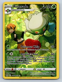 Roserade TG02/TG30 Holofoil SWSH11: Lost Origin Trainer Gallery NM - Pokemon TCG - Image 1